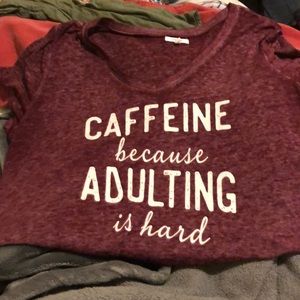 Maurice’s V-Neck Burnout Tee